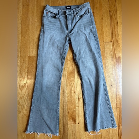 Hudson Jeans Grey Blair High Rise Cropped Bootcut Jeans size 27 - Picture 6 of 12